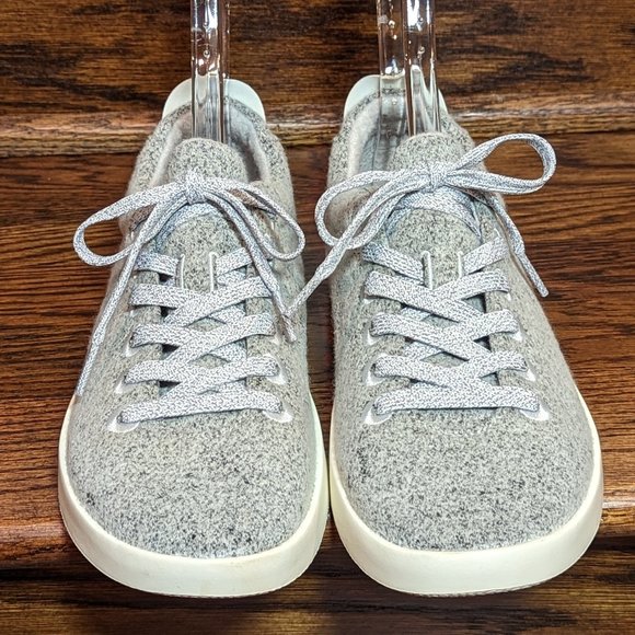 allbirds Shoes - Allbirds women's 10 grey merino Wool Pipers with recycled plastic bottle laces